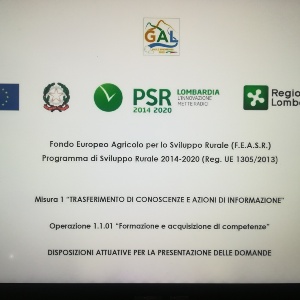 Bando Operazione 1.1.01 - Formazione e acquisizione di competenze
