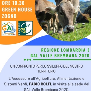 L'Assessore ROLFI in visita al GAL Valle Brembana 2020