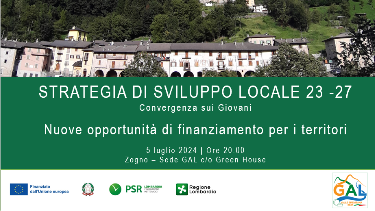 immagine I bandi della strategia di sviluppo locale 2023 - 2027 << convergenza sui giovani >> del GAL Valle Brembana 2020 si apriranno in autunno