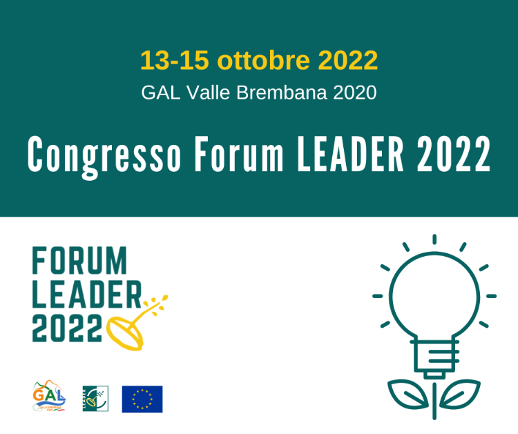 immagine Congresso Forum LEADER 2022 | 13-15 Ottobre 