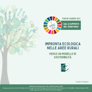 Laboratorio: Impronta ecologica nelle aree rurali: verso un modello di sostenibilità
