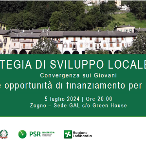 Incontro per la presentazione della nuova strategia di sviluppo locale 2023 - 2027 - convergenza sui giovani - nuove opportunità di finanziamento.